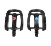 Pédale Vélo Roulement du Légère Acier et ABS | Compatibilité pour vtt route pliable, acier et ABS, roulement DU fluide, réflecteur intégré, installation rapide
