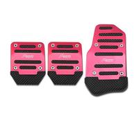 Pedale Voiture,PéDale Frein Pédale Universelle Antidérapante En Aluminium, Compatible Avec Benz T4 Q5 Renault Scenic 2 Volvo S90 Vauxhall Corsa, Fiat Bravo(MT red)