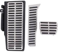 Pedale Voiture pour VW Golf VI AJ5 2009-2013, Antidérapantes Pédale d'Accélérateur et Frein Couvre Pedale d'embrayage Housse Couvre Pédale