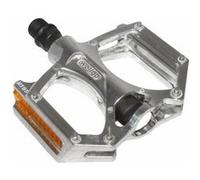 Pedale vtt - bmx newton alu argent 9-16" roulement du (paire)