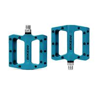 Pedale VTT Pédale de vélo de Montagne 355g Ultra-léger BMX À côté du vélo VTT Pédale Fixed Gear Nylon Carbone Fibre Plateforme Accessoires de Cyclisme(Blue)