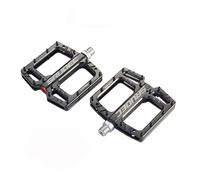 Pedale VTT Pédale de vélo de Montagne en Alliage d'aluminium, pédales antidérapantes, Accessoires légers for vélo de Route et de Piste(Black)