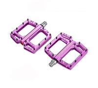 Pedale VTT Pédale de vélo de Montagne en Alliage d'aluminium, pédales antidérapantes, Accessoires légers for vélo de Route et de Piste(Purple)