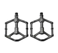Pedale Vtt Pédale de vélo ultra légère avec roulement d'étanchéité en alliage d'aluminium antidérapant for vélo de montagne, BMX, accessoires de pédale de vélo de route PéDales Pour VéLo(Black AL-103)