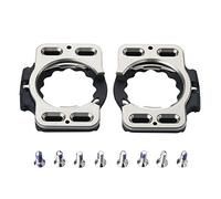 Pedale VTT,Pedale Velo 1 Paire dégagement Rapide des pièces en Alliage d'aluminium Taquet Couverture légère Pédale vélo Durable Clip Riding Route for SpeedPlay zéro