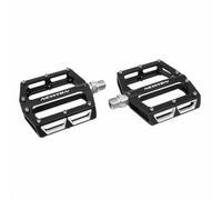 Newton Pédale BMX-VTT Descente Noir – Alu CNC, Roulements – Filetage 9/16 – Picots Argent (Paire)