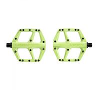 Paire de pedales plates look trail fusion vert lime