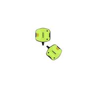 Pedale vtt/trekking/city trail grip vibram lime 530gr (pr)