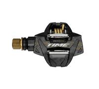 Pédales 12 Axe Titane Carbon/Or + Cales ATAC 13°/17° C1 TIME XC Noir
