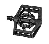 FUNN Pédales automatiques Ripper 2 - Double fixation SPD, axe CrMo 9/16" Argenté