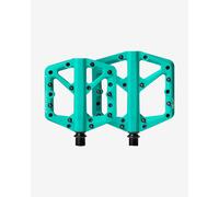 Pédales à plateforme Crankbrothers Stamp 1 Large bleu turquoise
