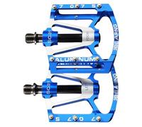 Pédales antidérapantes pour vélo de route en alliage d'aluminium 3 roulements larges et plates Pédales antidérapantes