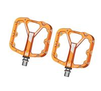 Pédales antidérapantes pour vélo de route en alliage d'aluminium 3 roulements larges et plats en alliage d'aluminium