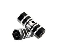 Pédales arrière de vélo en alliage d'aluminium - Paire de repose-pieds | 7,5 cm de longueur, 10,5 mm d'essieu | Repose-pieds de rechange pour vélo de course pour vélo de montagne | Style lanceur de
