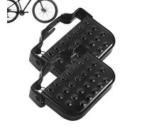 Pédales Arrière pour L'évacuation, Plaques De Pied Non Glissées À Pédale Arrière Pliant - 1 Paire, Accessoires À Vélo, Pédales De Repose-Pied Entièrement Entièrement