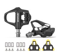Pédales Autobloquantes Route GEWAGE, Tension Réglable, Corps en Composite Robuste, Plateforme Large, Inclus: Cales & Matériel de Montage - Compatible Shimano SPD-SL/Look KEO (Shimano SPD-SL)