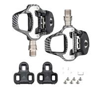 Pédales automatiques à Motif Fibre de Carbone for vélo Route, compatibles avec Les systèmes Shimano SPD SL et KEO(for KEO)