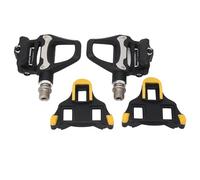 Pédales Automatiques pour Vélo de Route, Pédales de Vélo Professionnelles Autobloquantes, Tension Réglable, Axe Léger en Chrome Molybdène, Performances Stables avec Système SPD