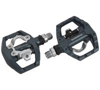 Shimano Pédales Dual EH500 SPD/plateforme Noir/Gris foncé
