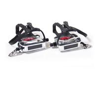 Pédales avec cale-pied VirtuFit SPD Argenté 28,5x21,5x10,2 cm