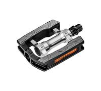 Pédales avec réfléchissant aluminium + résine VP Components Noir