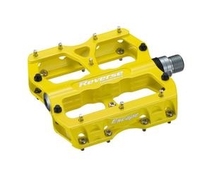 Pédales BMX Reverse Escape - Jaune - Pour Downhill & Freeride - Pédales automatiques - Poids paire: 406 g