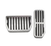 Pédales Couverture Pédale de repose-pieds de voiture en acier inoxydable pour Jaguar pour XE XF E-Pace F Pace pour Range pour Rover pour Velar 2016-2019 Pédale d' Frein(AT)