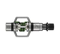 Crankbrothers Pédales Egg Beater 2 – Argenté, ressort vert