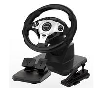 Pédales de course, jeu de 3 pédales pour volant de jeu PC, ressorts interchangeables, résistance de freinage ajustable, avec embrayage, technologie Hall linéaire, compatible avec PC Windows 11/10/7