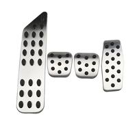 Pédales de Frein de Voiture antidérapantes Pour Trax 2013 2014 2015 2016 Auto Acier Voiture Pédales Frein À Gaz Repos Mort Pédales Protection Couverture (Color : 4Pcs MT With Rest)