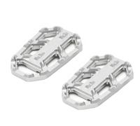 Pédales de Moto pour CB 500 X pour CB 500 2019 2020 2021 2022 Repose-Pieds De Moto Repose-Pieds Avant Repose-Pieds Agrandisseur De Pédale Pédales de Moto(Silver)