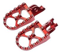 Pédales de Moto pour CRF 150 R pour CRF 250 R pour CRF 450 R pour CRF 250 pour CRF 450 pour CR 125 pour CR 250 pour CR 150 R Repose-Pieds Moto Pédales de Moto(Red)