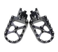 Pédales de Moto pour KX 450 X pour KLX 450 R pour KXF 250 pour KXF 450 Accessoires De Moto Repose-Pieds en Aluminium Pédale Pédales de Moto(Black)