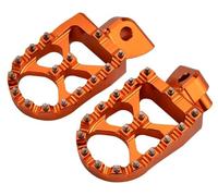 Pédales de Moto pour WRF pour YZF 250 pour YZ 65 pour YZ 85 pour WR 250 F pour YZ 125 pour YZ 250 pour YZF 450 Repose-Pieds Moto Pédales de Moto(Orange)