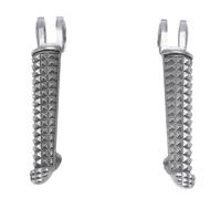 Pédales de Moto pour YZF R 1 pour R 1 S pour R 1 M pour YZF R 6 pour YZF R 6 S Repose-Pieds Avant De Moto Pédales de Moto(Silver)