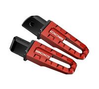 pédales de moto Repose-pieds arrière moto CNC, accessoires pour Kawasaki Z900 RS SE 2017 - 2025 pieds larges(Red)