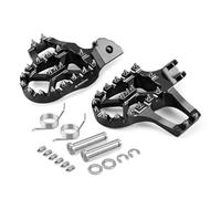 pédales de moto Repose-pieds d'extension vélo électrique pour Surron light bee XS L1E Segway X160 X260 2017 - 2024 pieds larges(Black)