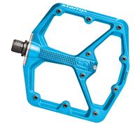 Pédales De Plateforme Crank Brothers Stamp 7 Grande, Bleu Électrique