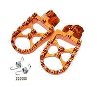 Pédales de Repose-Pied à Chevilles compatibles avec Te 300 FE 250 350 450 501 TC 65 85 14-16 701 et Supermoto Modèles 2016-2023(Orange)