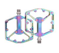 Pédales De Route,Roulements Fournitures De Cyclisme Légères | Pedales De Vélo avec Pointes Anti-Dérapantes,pour Randonnée Extérieure Vélo Cyclisme Voyage Exercice Hommes Femmes