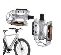 Pédales de vélo - 2 pièces de Rechange pour Support de Pied - avec Adaptateur Extensible et pédales antidérapantes pour Remplacement Tricycle | pour Accessoires pédales Adultes âgés vélo