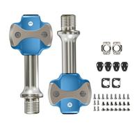 Pédales de vélo à roulement scellé en alliage d'aluminium léger sans clip avec verrouillage automatique pour vélo de route et pédales sans clip en alliage d'aluminium haute résistance