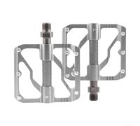 Pédales de vélo à triple roulement en alliage d'aluminium CNC léger avec | Tube de carbone pour essieu plat élargi pour vélo de route de montagne remplacement direct titane violet rose or