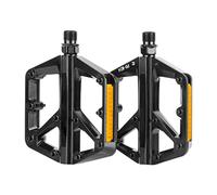 Pédales de vélo, Alliage d'aluminium antidérapant adapté aux roulements DU de vélo route BMX vtt avec réflecteur