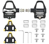 Pédales de vélo, antidérapantes, SPD-SL, 2 crampons, compatibles avec les pédales Shimano SDP 9/16" avec roulements à billes, pédales à clic, pour VTT, vélo de course et gravats