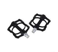 Pédales de vélo avec roulements scellés, alliage d'aluminium léger pour une meilleure performance dans diverses conditions (4 roulements)