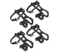 Pédales de Vélo avec Sangles à Clips 2 Paires