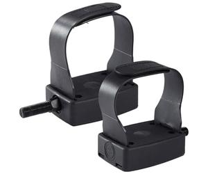 Pédales de vélo d'appartement - 1 paire de pédales de vélo antidérapantes, pièces de rechange réglables pour vélos de fitness d'intérieur, design en acier au carbone PP PVC pour un entraînement stable