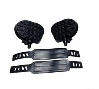 Pédales de vélo d'appartement filetage 1/2" pour salle de sport à domicile | Tige de 1,3 cm, mélange de polypropylène et d'acier, forme ergonomique, essentiel pour la salle de gym à domicile