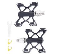 Pédales de vélo de montagne légères et antidérapantes avec billes filetées de 2,4 cm et roulement à billes en alliage d'aluminium